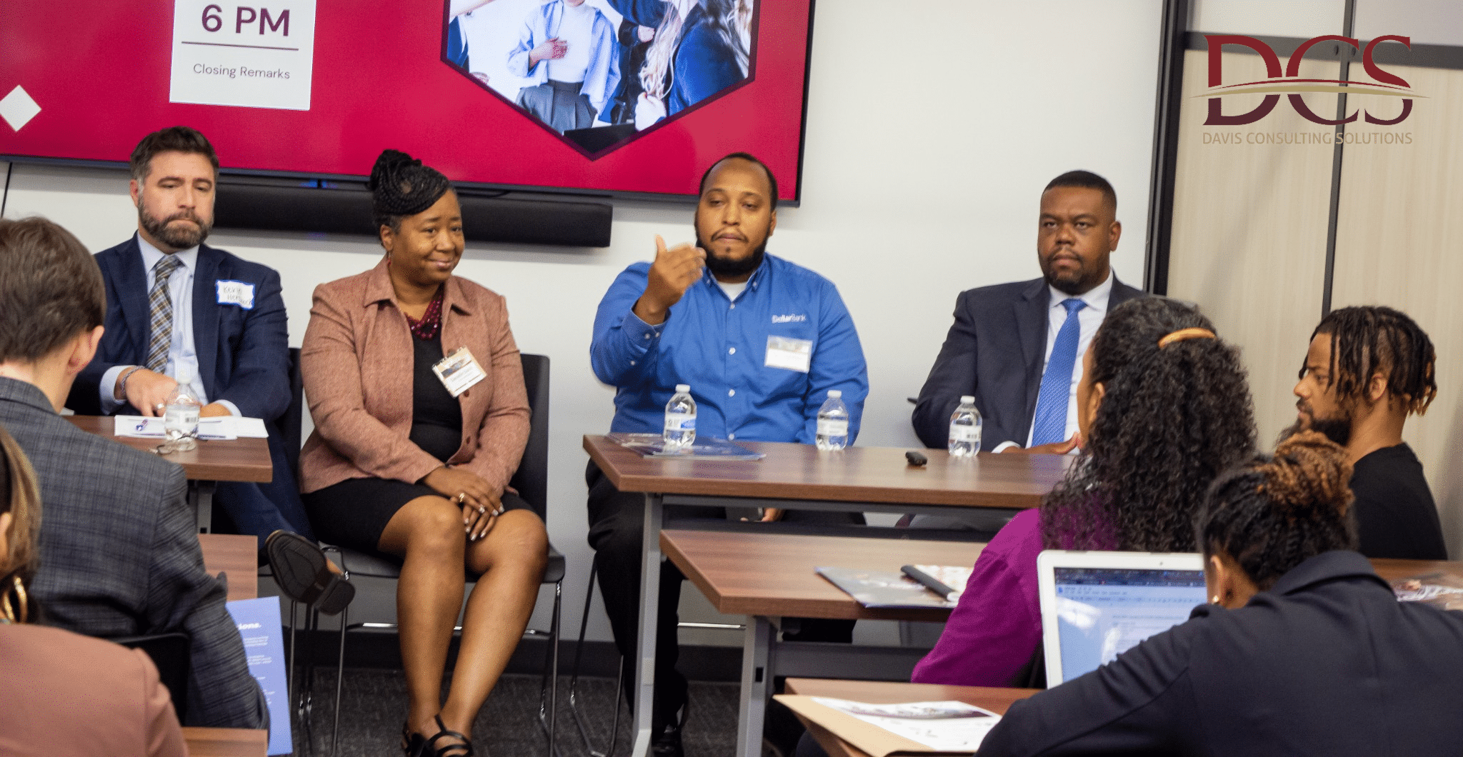 Diverse team driving workforce development.